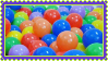 A colorful ballpit.