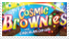 The cosmic brownies logo.