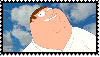 Peter griffin doing a silly dance in the sky.